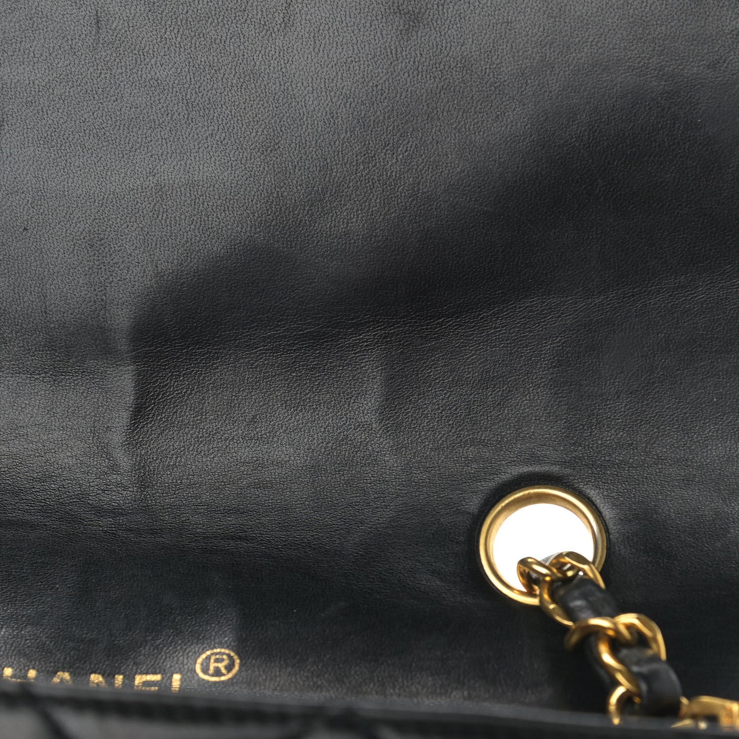 Lambskin Quilted Small Single Flap Black