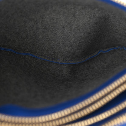 Celine Lambskin Trio Crossbody Bag Electric Blue 7 of 11