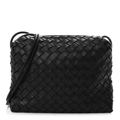 Bottega Veneta Nappa Intrecciato Medium Loop Camera Bag Black 1 of 10