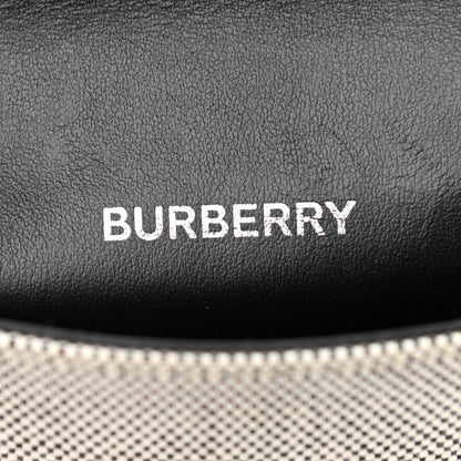 Burberry Cotton Canvas Calfskin Two Tone Phone Case Black 6 of 9