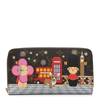 Louis Vuitton Monogram 2021 Christmas Animation London Zippy Wallet 1 of 7