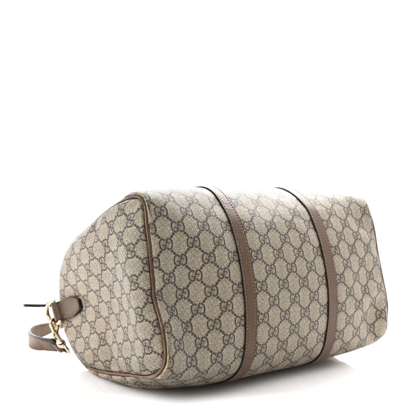 GG Supreme Monogram Margaux Calfskin Medium Nice Boston Beige Ebony Acero