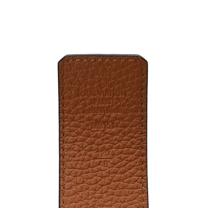 Louis Vuitton Taurillon Calfskin 30mm LV Initiales Reversible Belt 120 48 Black 3 of 4