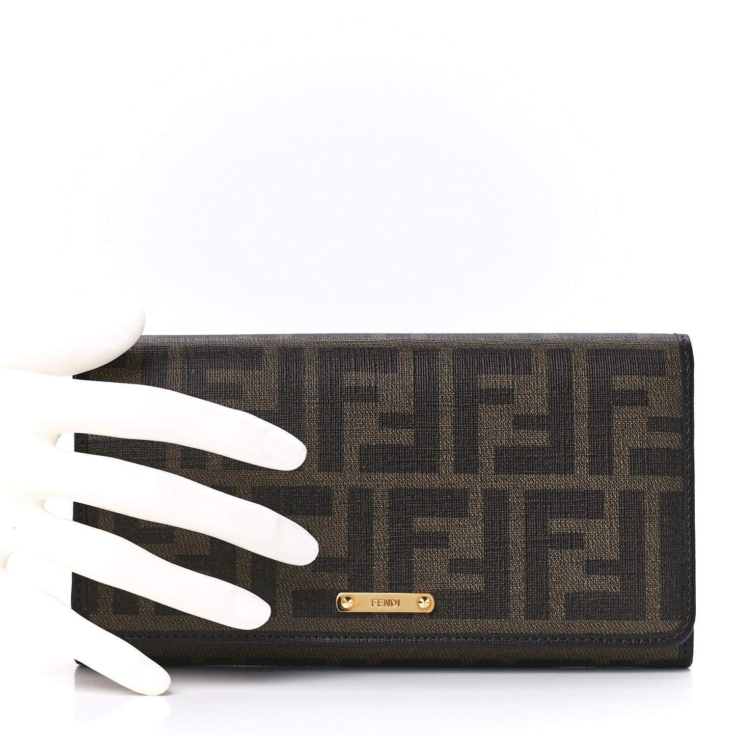 Zucca Spalmati Vitello Elite Continental Wallet Tobacco