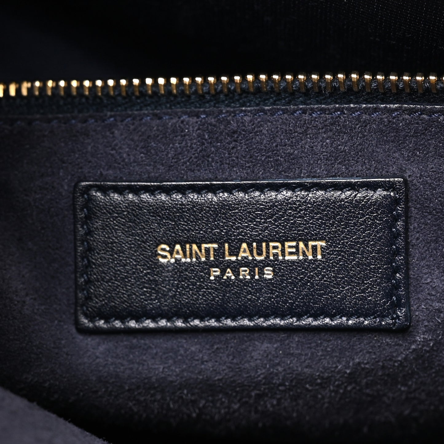 Calfskin Large Sac de Jour Carryall  Navy Blue