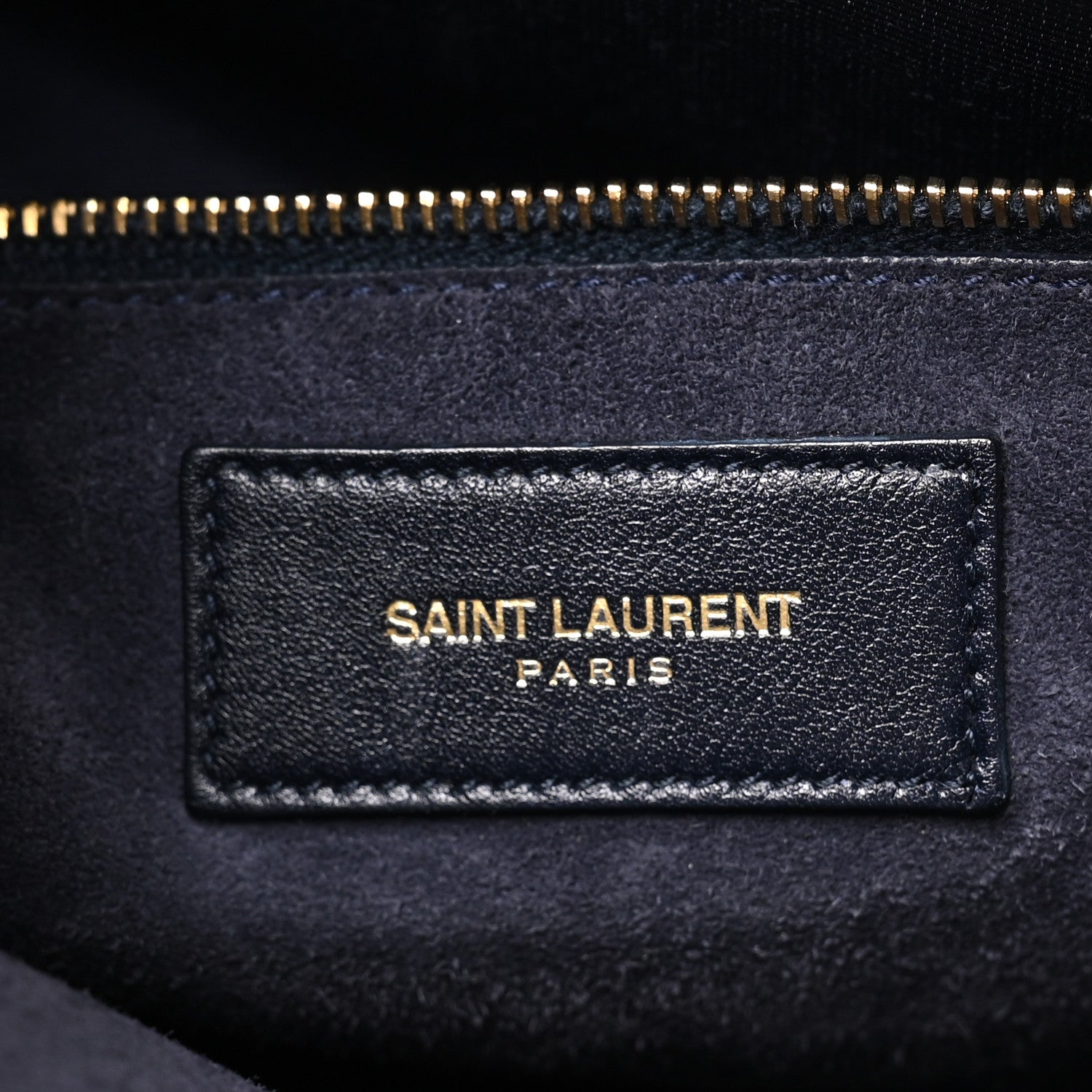 Saint Laurent Calfskin Large Sac de Jour Carryall  Navy Blue 6 of 9