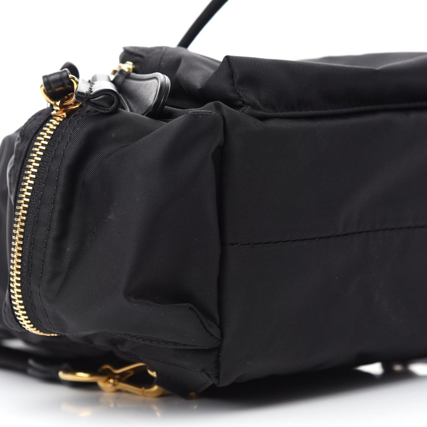 Nylon Small Rucksack Backpack Black