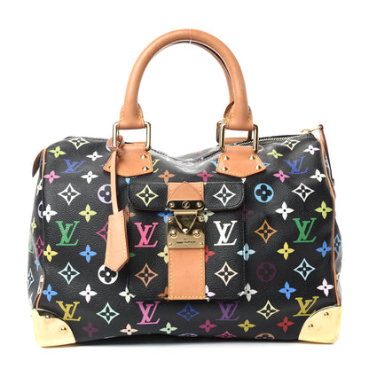 Louis Vuitton Monogram Multicolor Speedy 30 Black 1 of 8