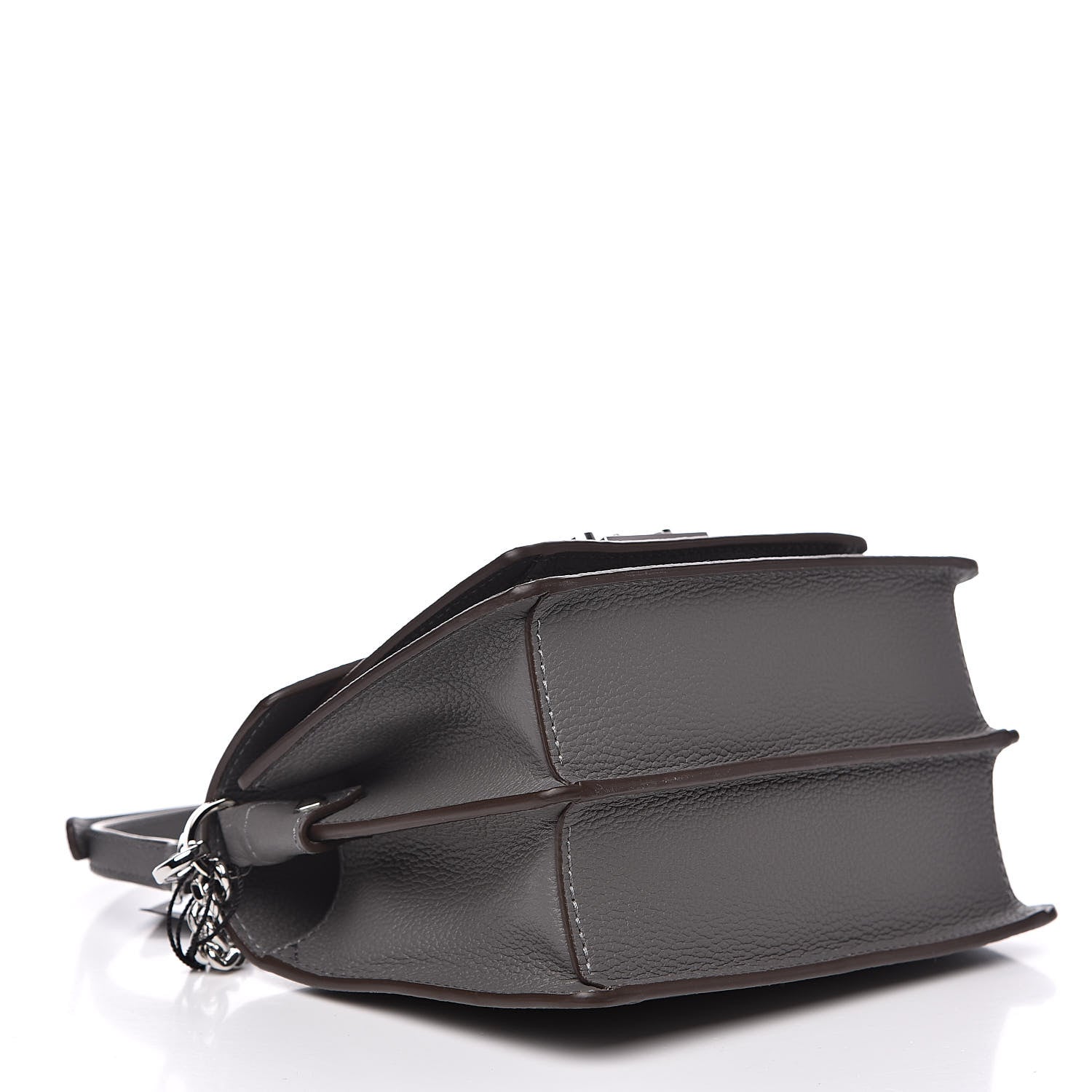 MCM Park Avenue Calfskin Mini Patricia Crossbody Bag Charcoal 4 of 9