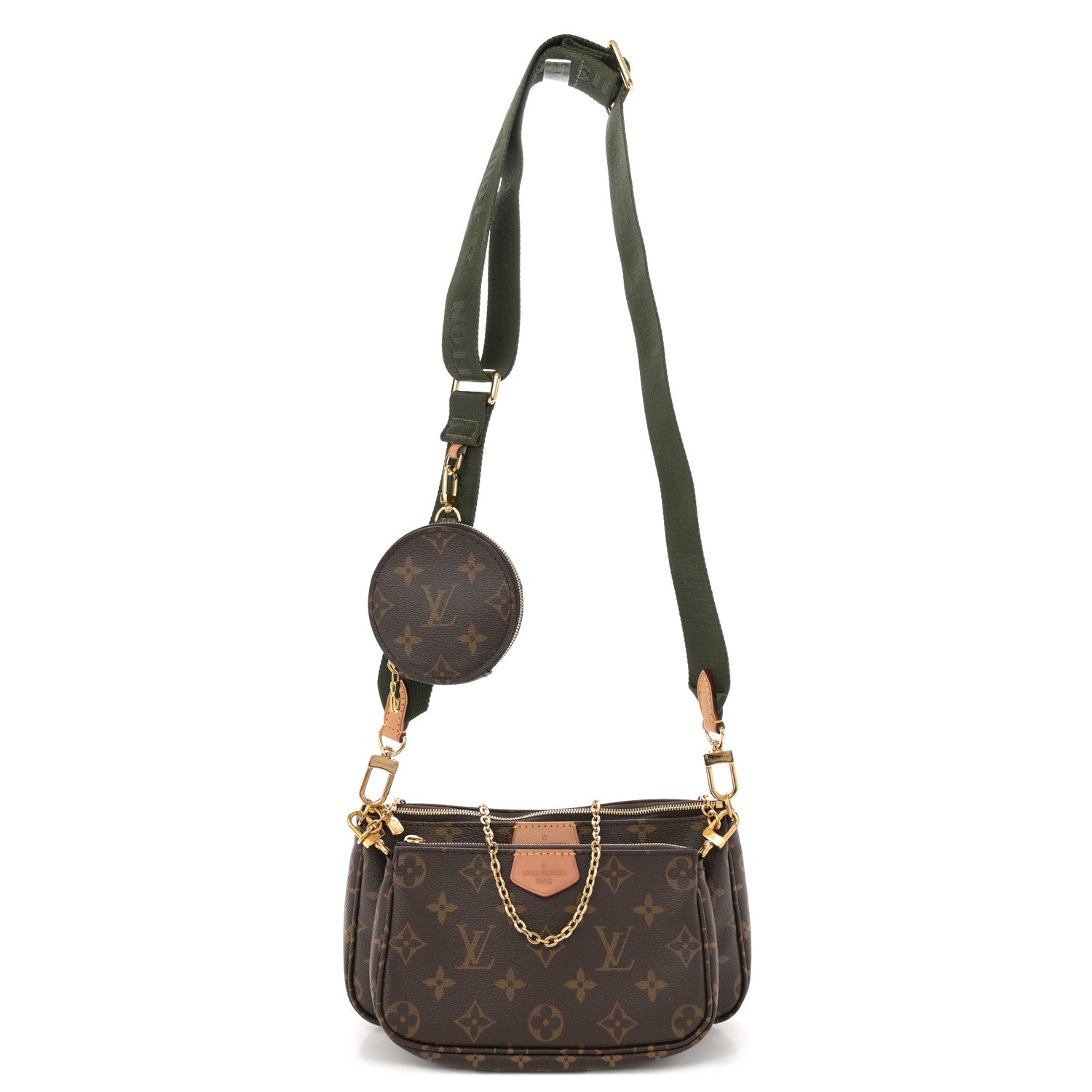 Louis Vuitton Monogram Multi Pochette Accessories Kaki 1 of 10