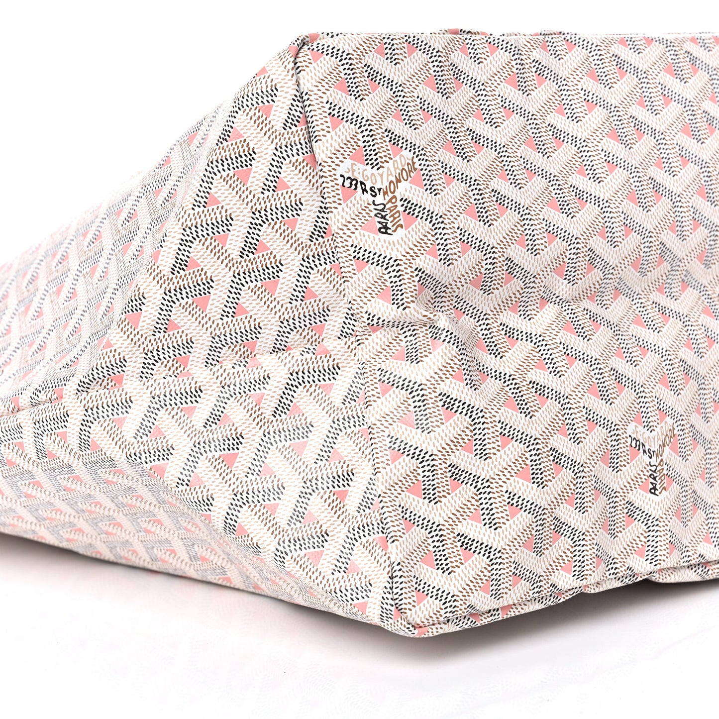 Goyardine Saint Louis Claire Voie GM White Pink