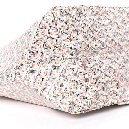 Goyard Goyardine Saint Louis Claire Voie GM White Pink 7 of 8