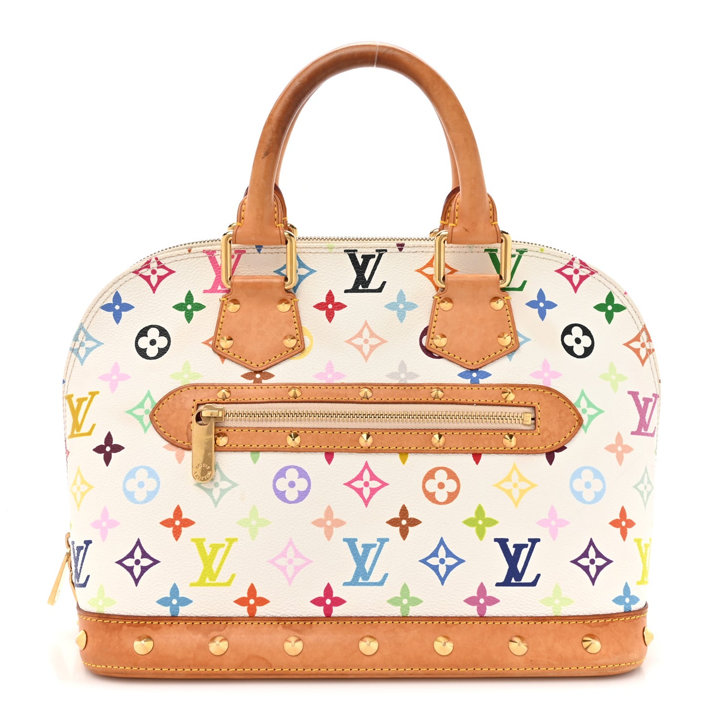 Monogram Multicolor Alma PM White