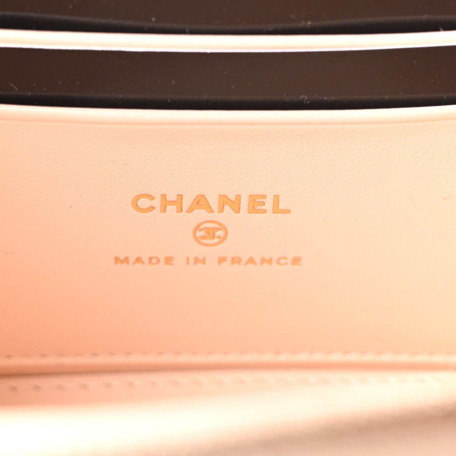 Chanel Caviar Quilted Top Handle Long Vanity Beige 6 of 11