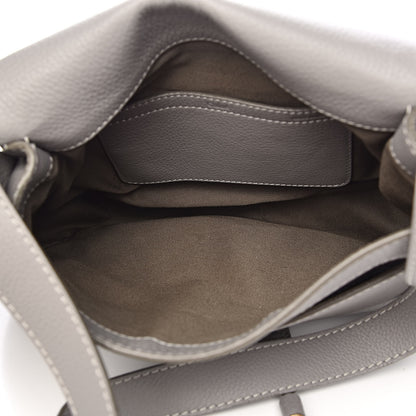 Chloe Calfskin Medium Marcie Round Crossbody Bag Cashmere Grey 5 of 11