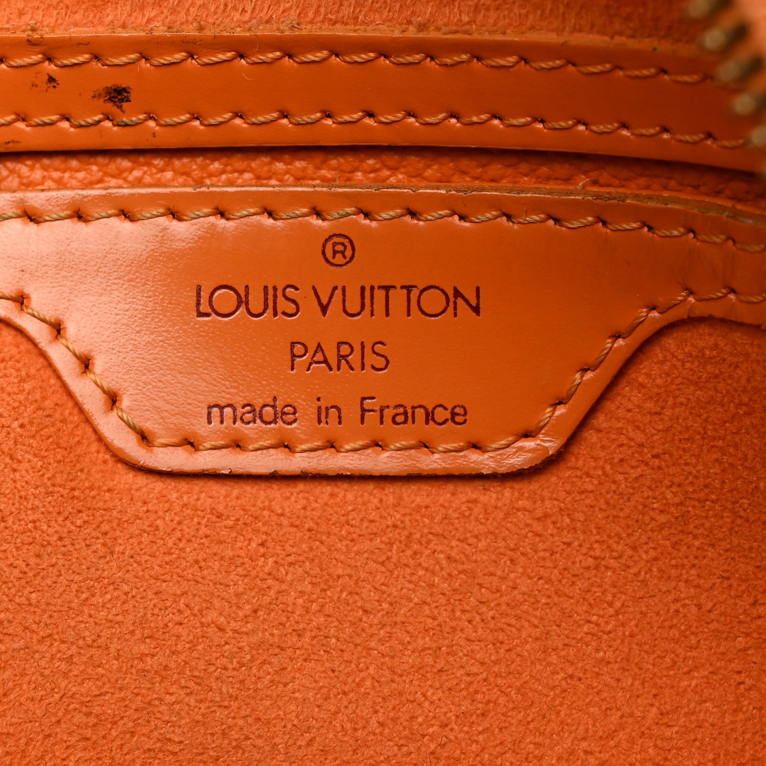 Louis Vuitton Epi Mabillon Backpack Mandarin 6 of 27