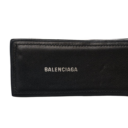Balenciaga Calfskin Square Bow Slide Sandals 38 Black 7 of 10
