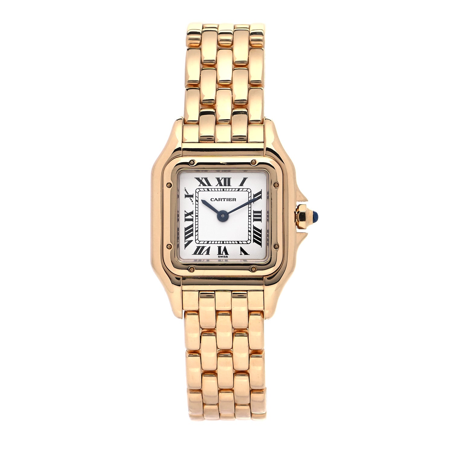 Cartier 18K Yellow Gold 22mm Panthere Quartz Watch 1 of 5