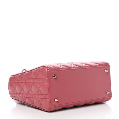 Christian Dior Lambskin Cannage Medium Lady Dior Pink 4 of 11