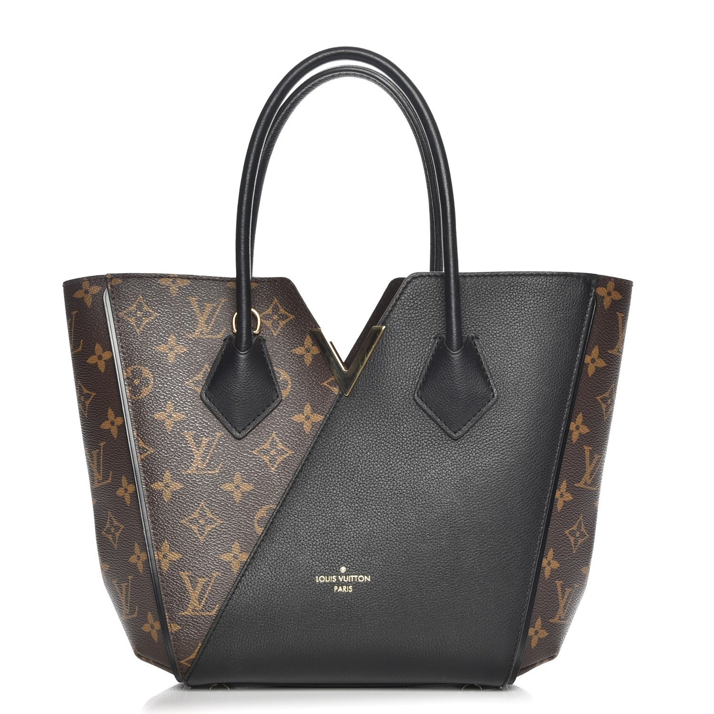 Calfskin Monogram Kimono Tote PM Black
