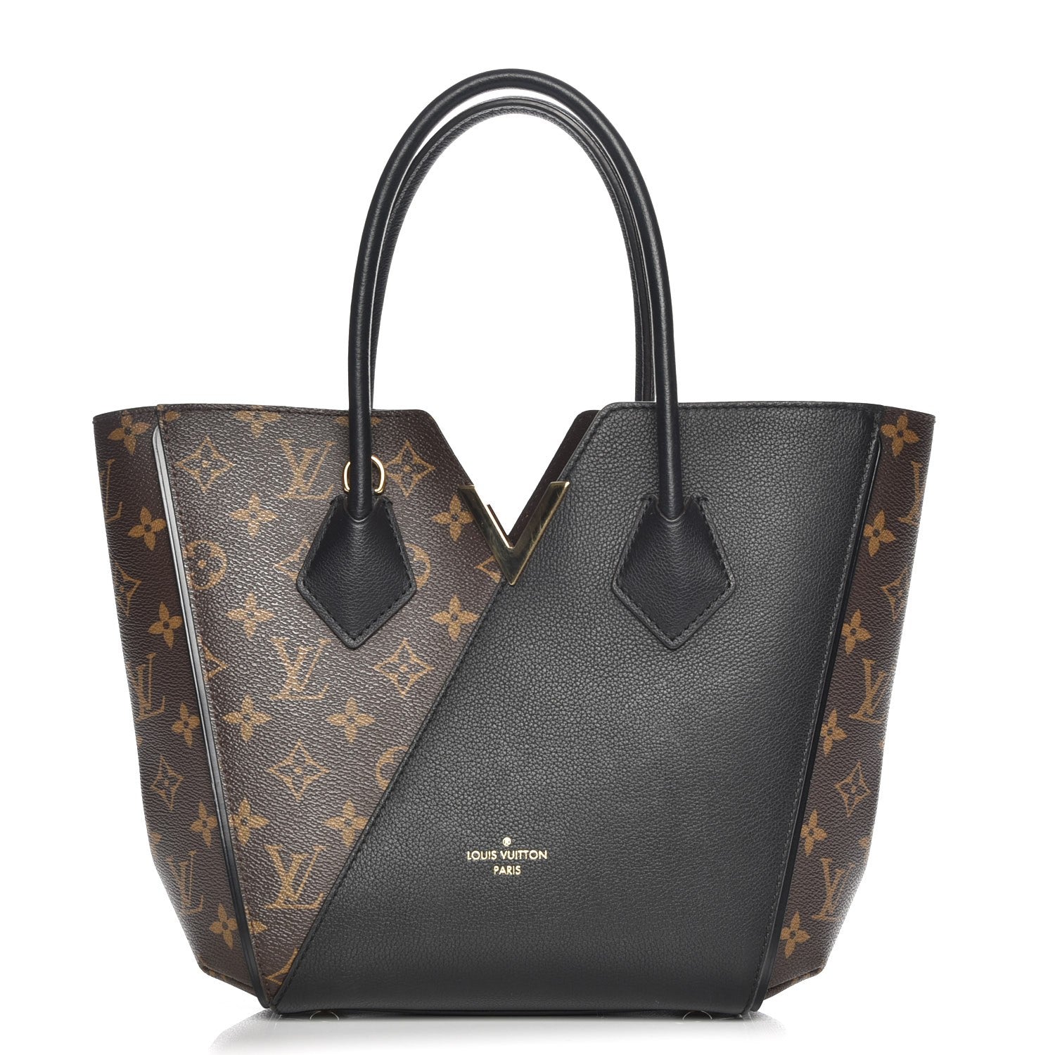 Louis Vuitton Calfskin Monogram Kimono Tote PM Black 1 of 6