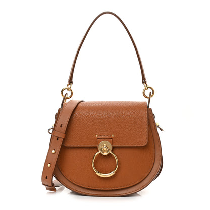 Chloe Grained Calfskin Large Tess Bag Caramel 1 of 7