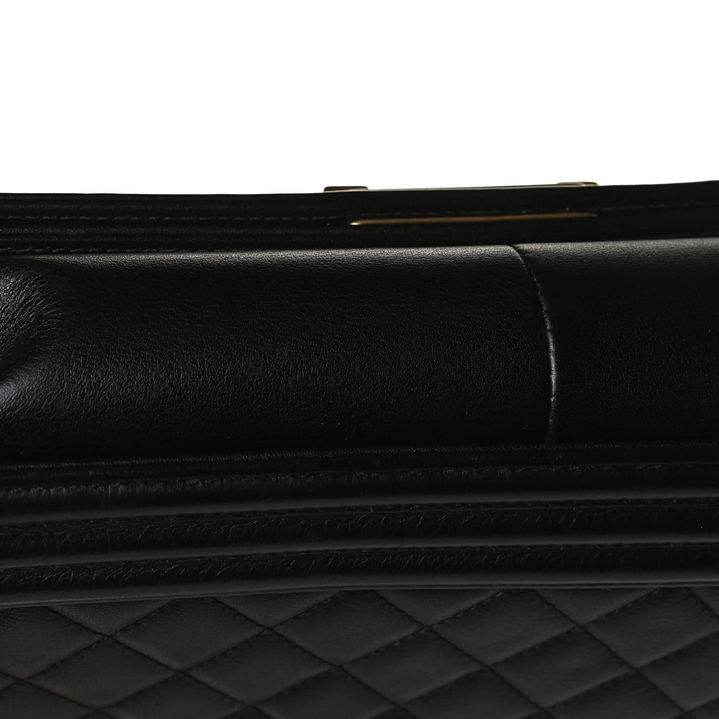 Calfskin Quilted New Medium Boy Flap Black