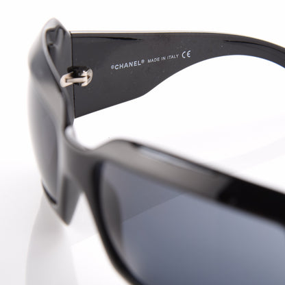 Chanel Mother of Pearl CC Sunglasses 5076-H Black 6 of 8