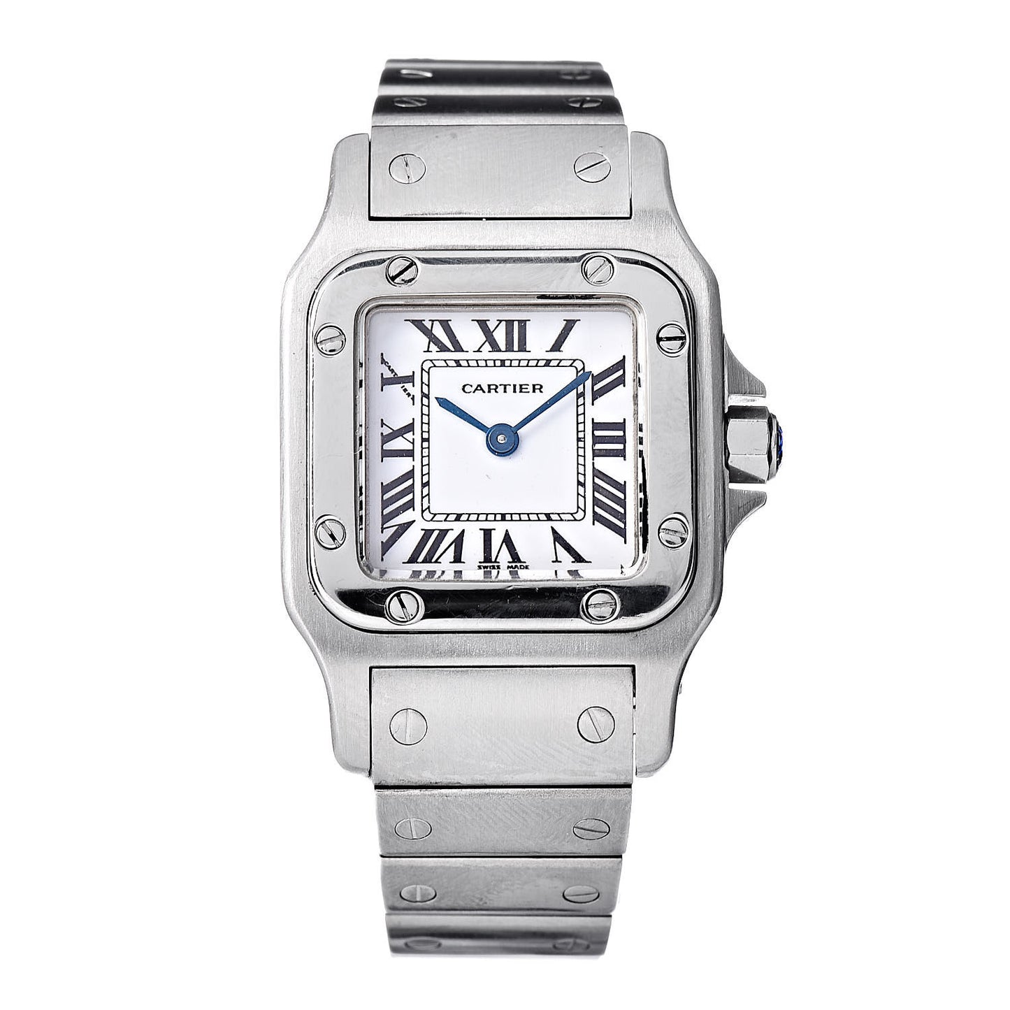 Stainless Steel 24mm Santos de Galbee Quartz Watch
