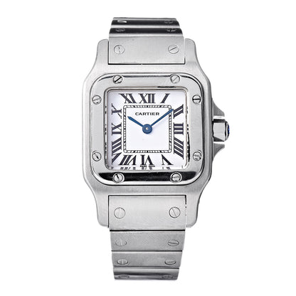 Cartier Stainless Steel 24mm Santos de Galbee Quartz Watch 1 of 6