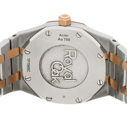 Audemars Piguet Stainless Steel 18K Rose Gold Diamond 33mm Royal Oak Quartz Watch White 67651SR.ZZ.1261SR.01 4 of 5