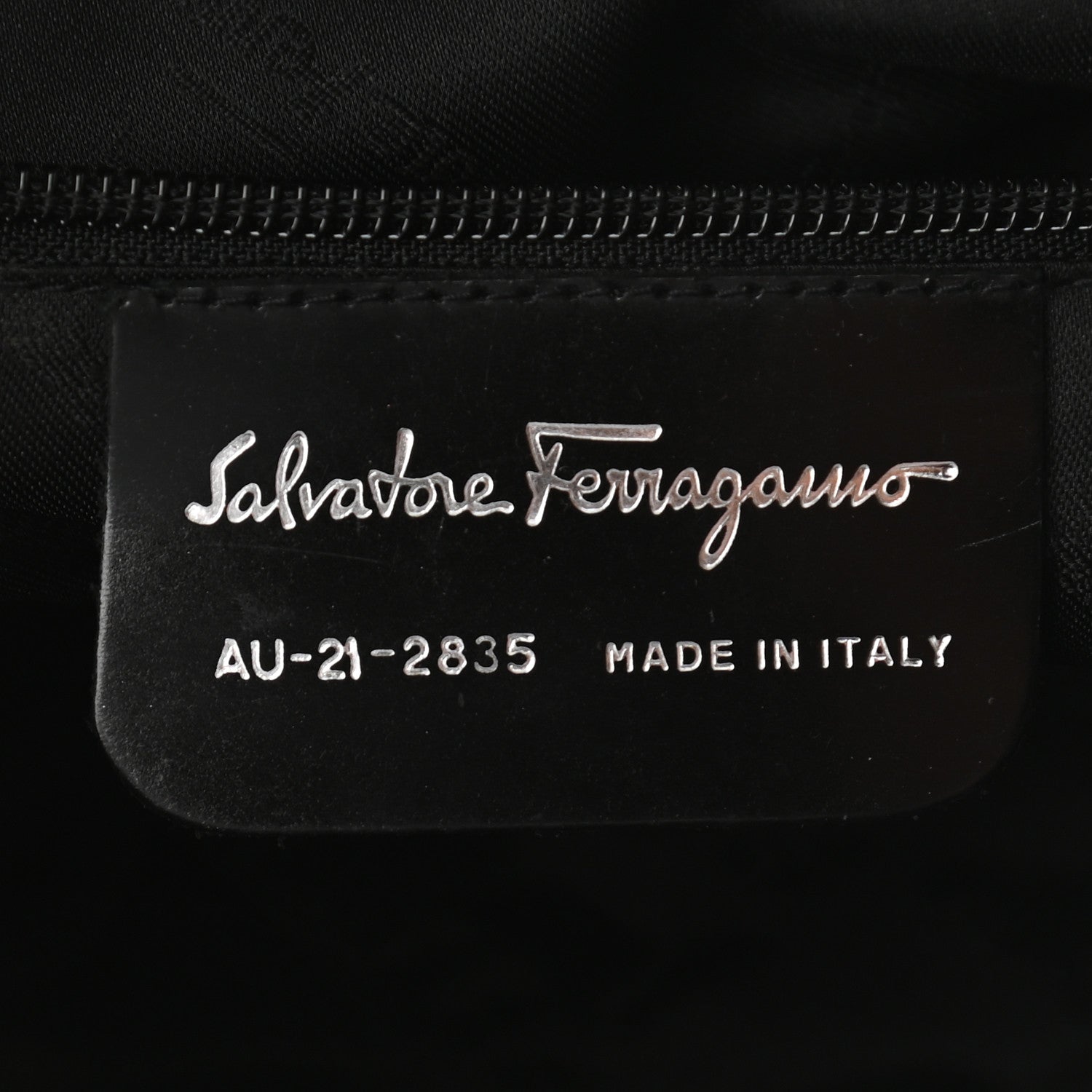Salvatore Ferragamo Calfskin Calf Hair Mini Top Handle Bag Brown 6 of 9