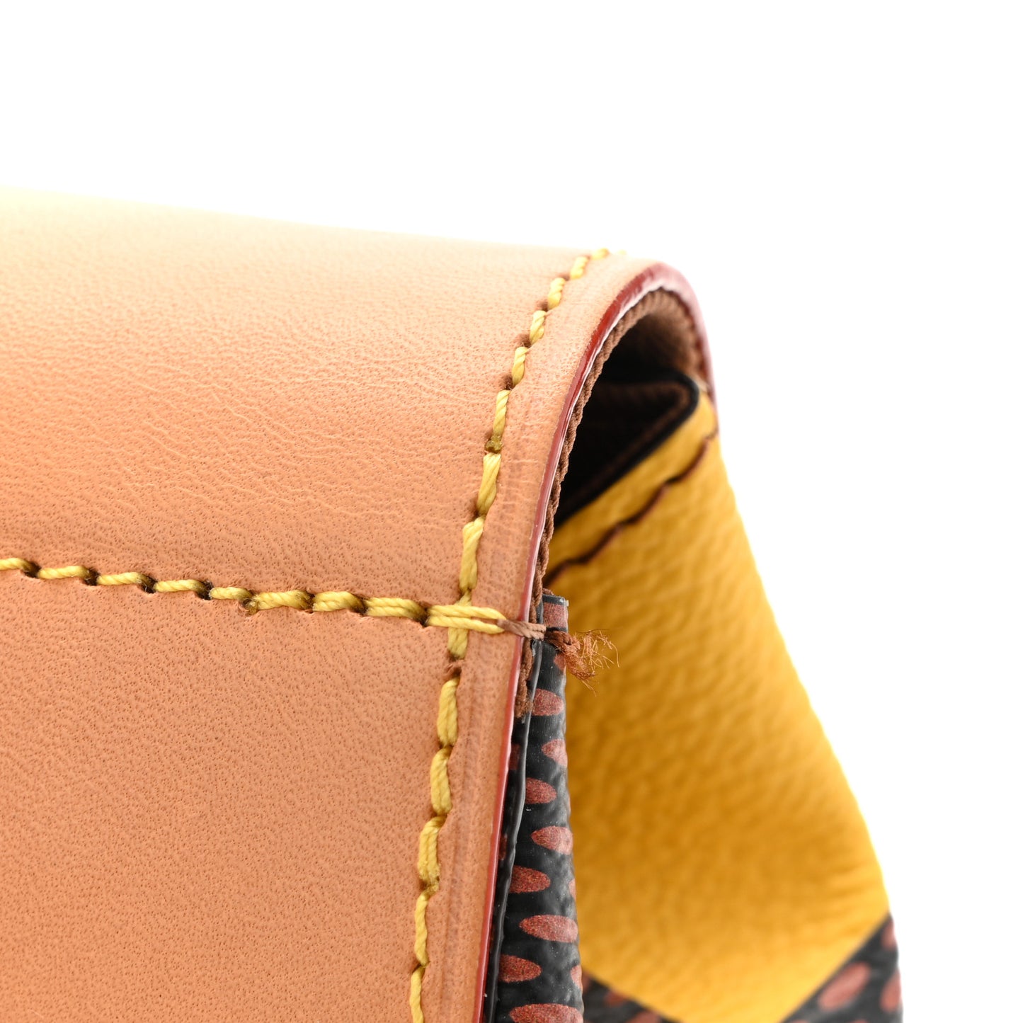 Damier Pop Nano Steamer Yellow