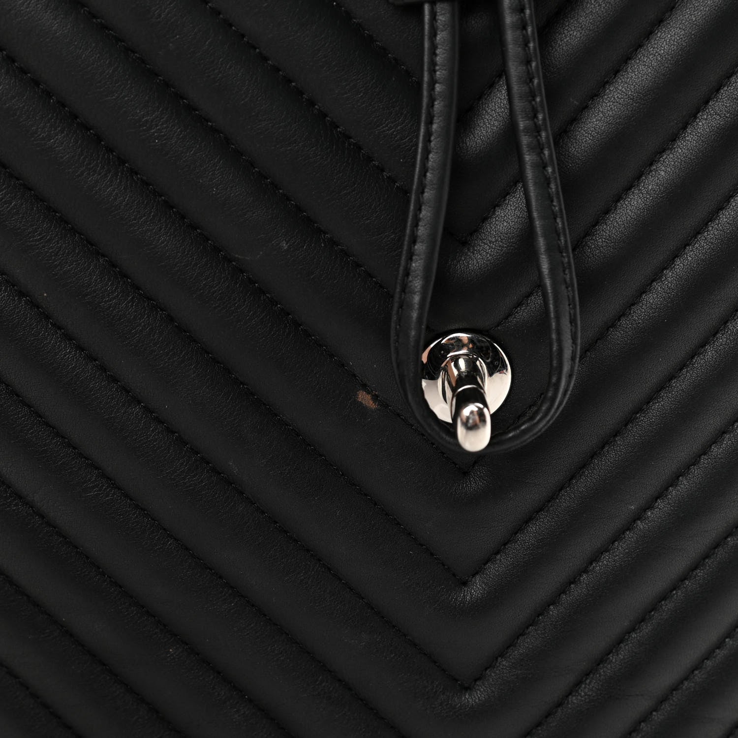 Chanel Calfskin Chevron Quilted Large Urban Spirit Backpack Black 13 of 16