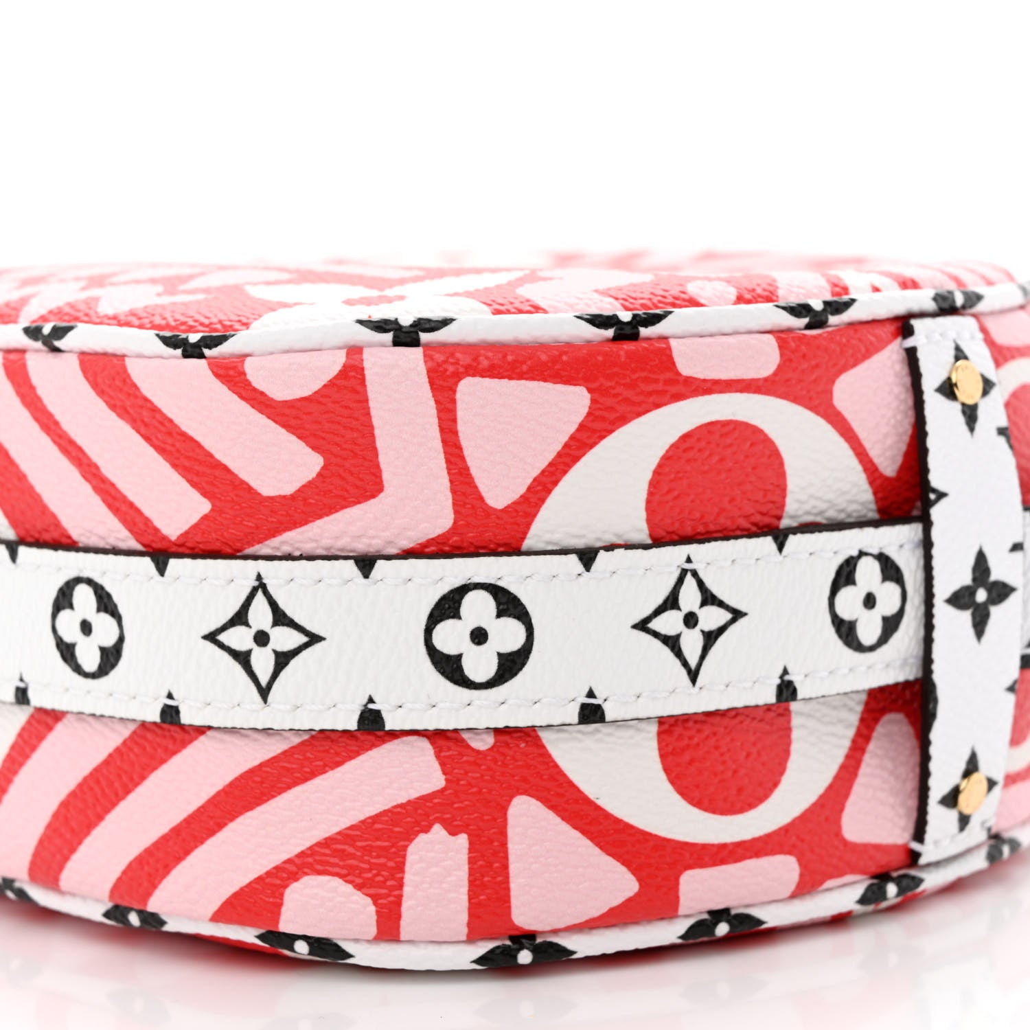 Louis Vuitton Monogram Giant Crafty Boite Chapeau Souple PM Rouge Rose Creme 10 of 11