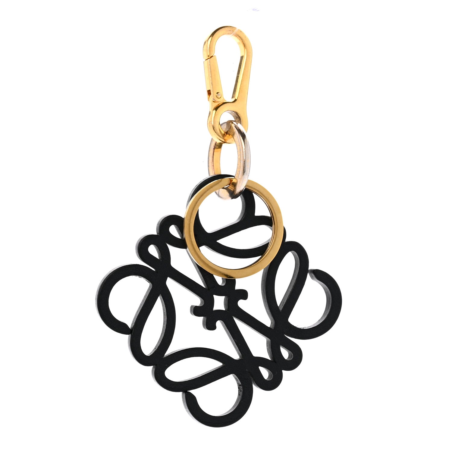 Loewe Calfskin Anagram Bag Charm Key Holder Rosemary 1 of 7