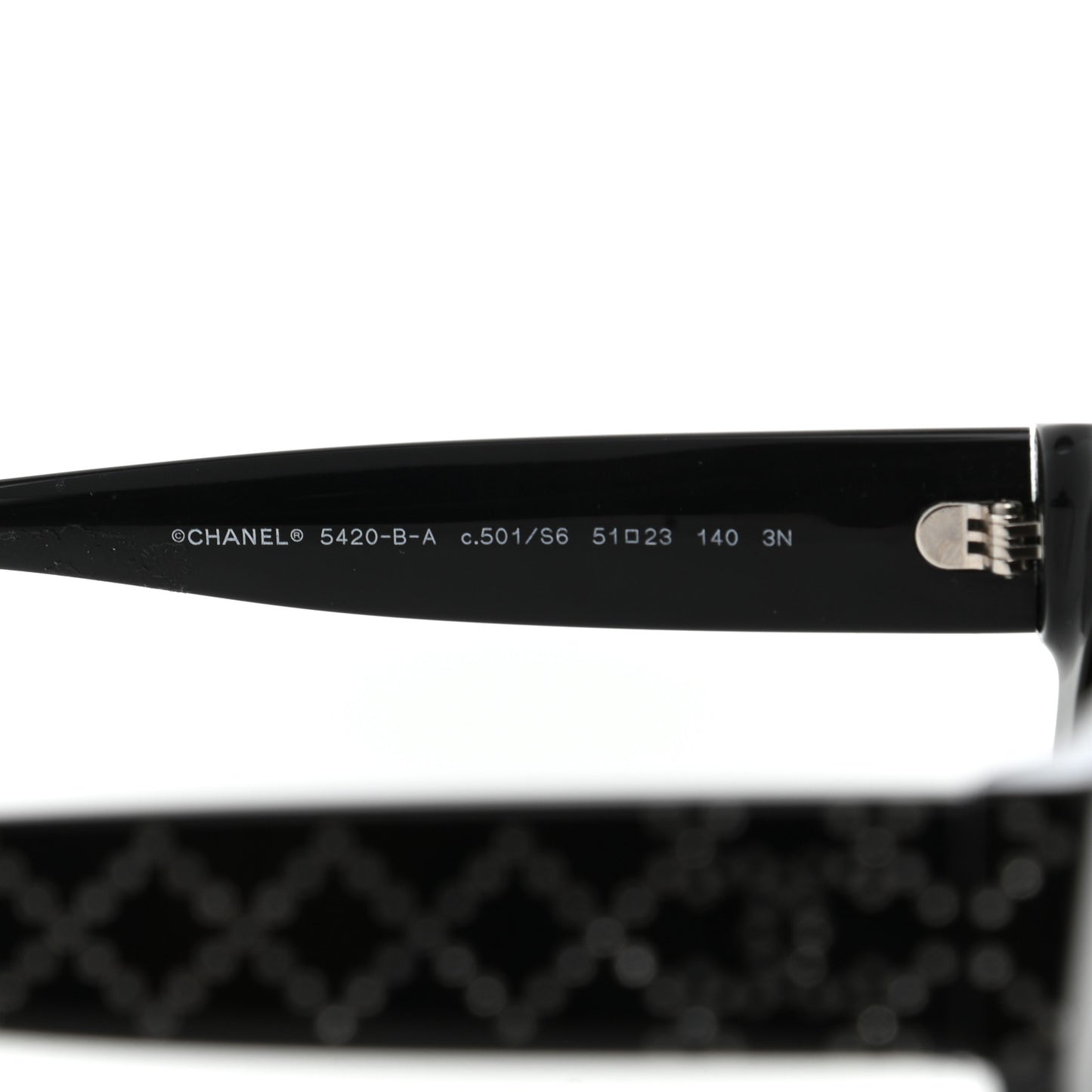 Crystal CC Sunglasses 5420-B Black