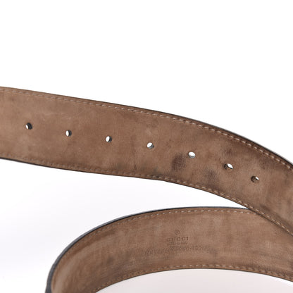 Gucci Guccissima Interlocking G Belt 100 40 Black 3 of 6