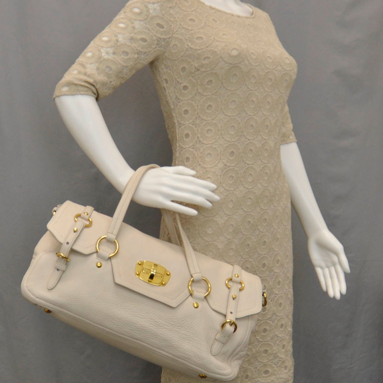 Miu Miu Leather Paloma Bag 2 of 9