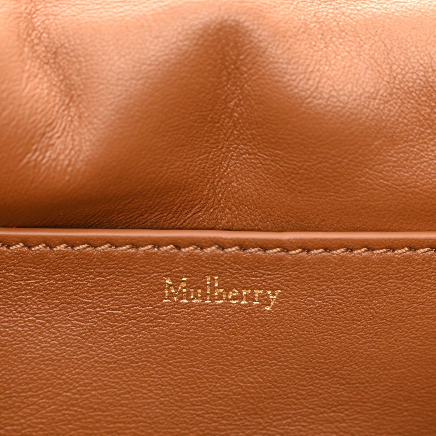 Mulberry Nappa Pillow Quilted Little Softie Bag Tobacco Brown 7 of 9