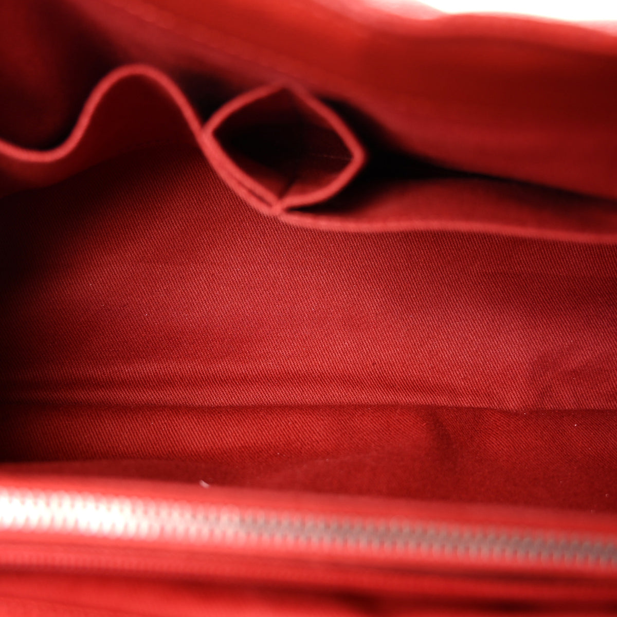 Chanel Caviar Quilted Medium Coco Handle Flap Red 5 of 11