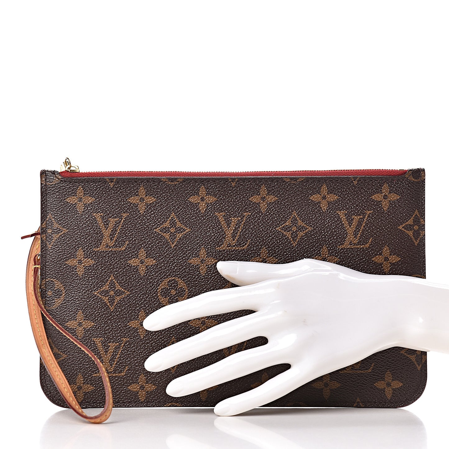Monogram Neverfull MM GM Pochette Cherry