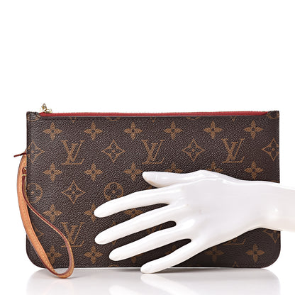 Louis Vuitton Monogram Neverfull MM GM Pochette Cherry 2 of 13