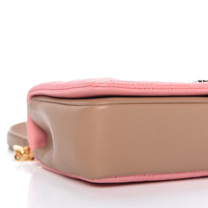 Burberry Lambskin Quilted Small Lola Bag Peony Camel 6 of 10