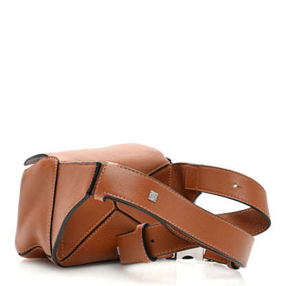 Loewe Calfskin Mini Puzzle Bumbag Tan 2 of 10