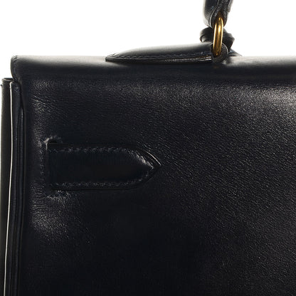 Hermes Box Kelly Retourne 35 Indigo 17 of 22