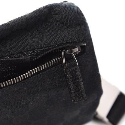 Gucci GG Monogram Double Pocket Belt Bag Black 9 of 11