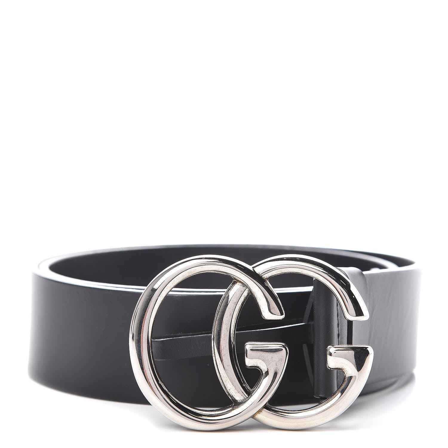 Gucci Smooth Calfskin Double G 40mm Belt 90 36 Black 1 of 8