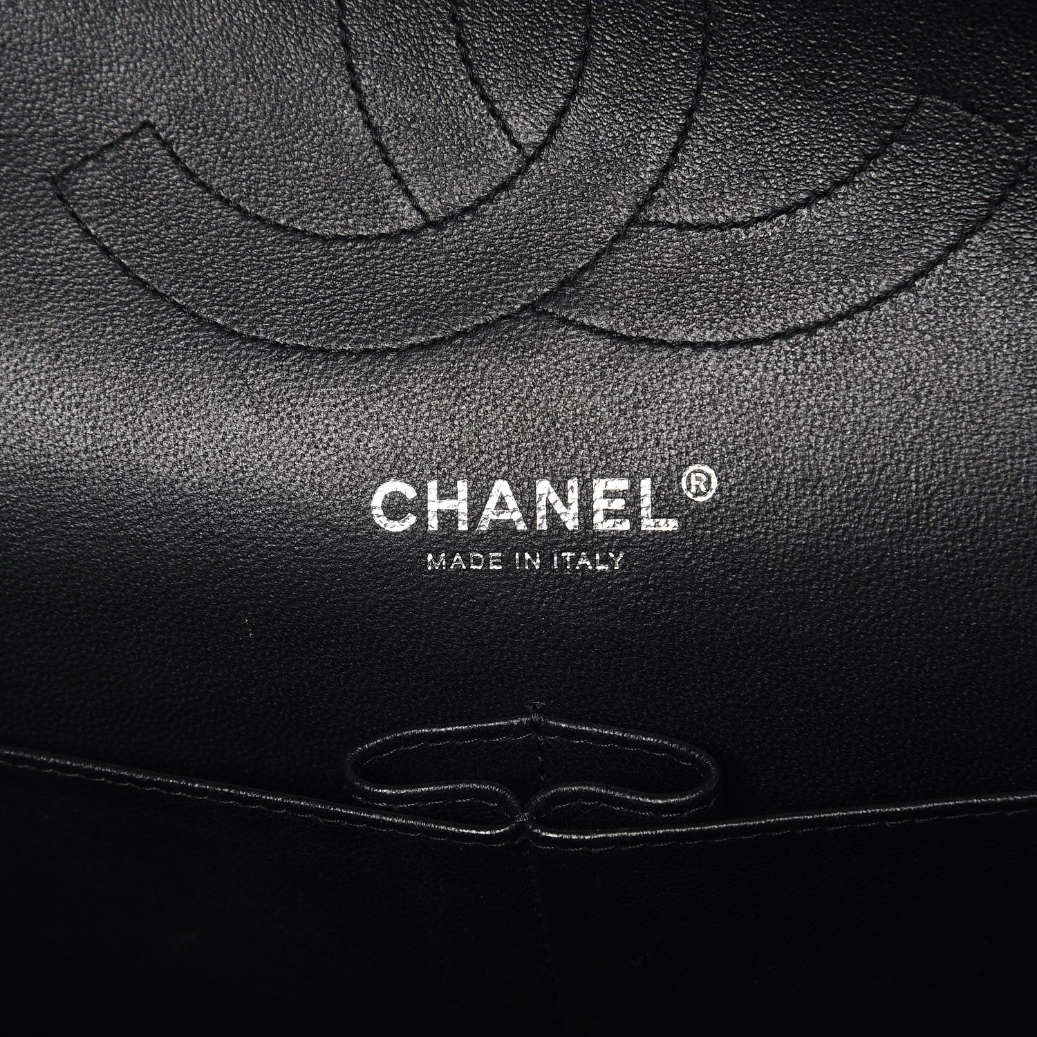 Chanel Crumpled Calfskin Quilted Jumbo Double Flap So Black 7 of 10