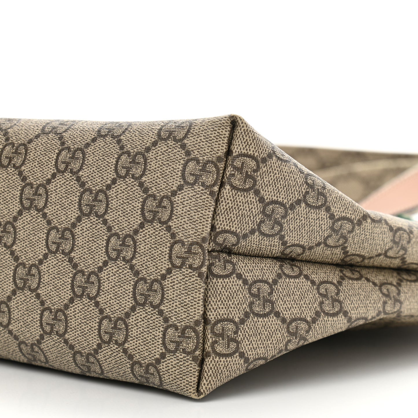 GG Plus Monogram Medium Signature Web Loop Tote Brown